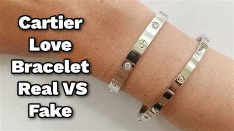 real cartier love bracelet vs fake|cartier love bracelet used authentic.